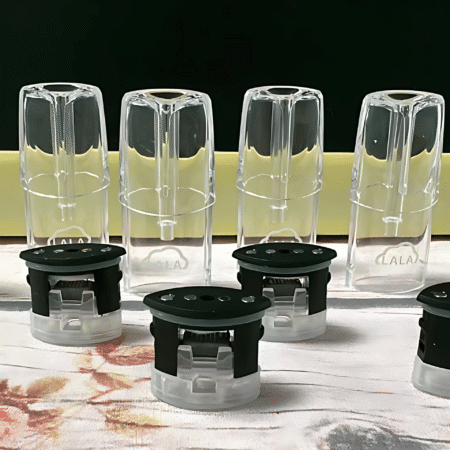 lana發光空彈-1.6ml一代通用電子煙空殼/空煙彈/空倉-黑色/白色底座底部註油