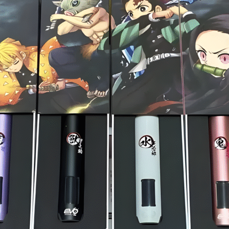 超高CP值電子煙主機推薦-EVO/INF鬼滅之刃聯名款一代通用主機-發光熒幕