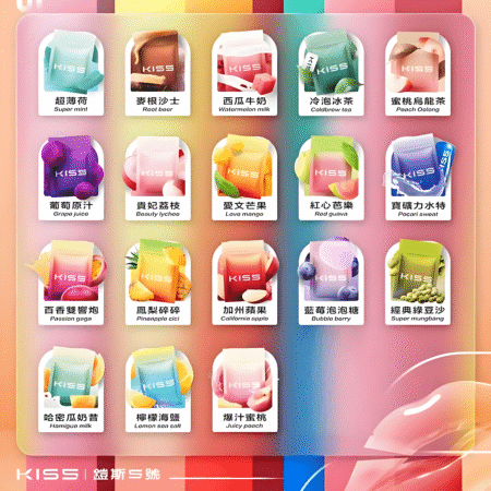 KISS 5號煙彈-超高CP一代電子煙通用煙彈-單顆裝-台灣現貨