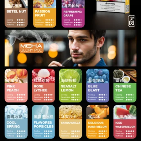 MEHA煙彈-魅嗨一代通用電子菸彈推薦-台灣現貨-買五盒送主機