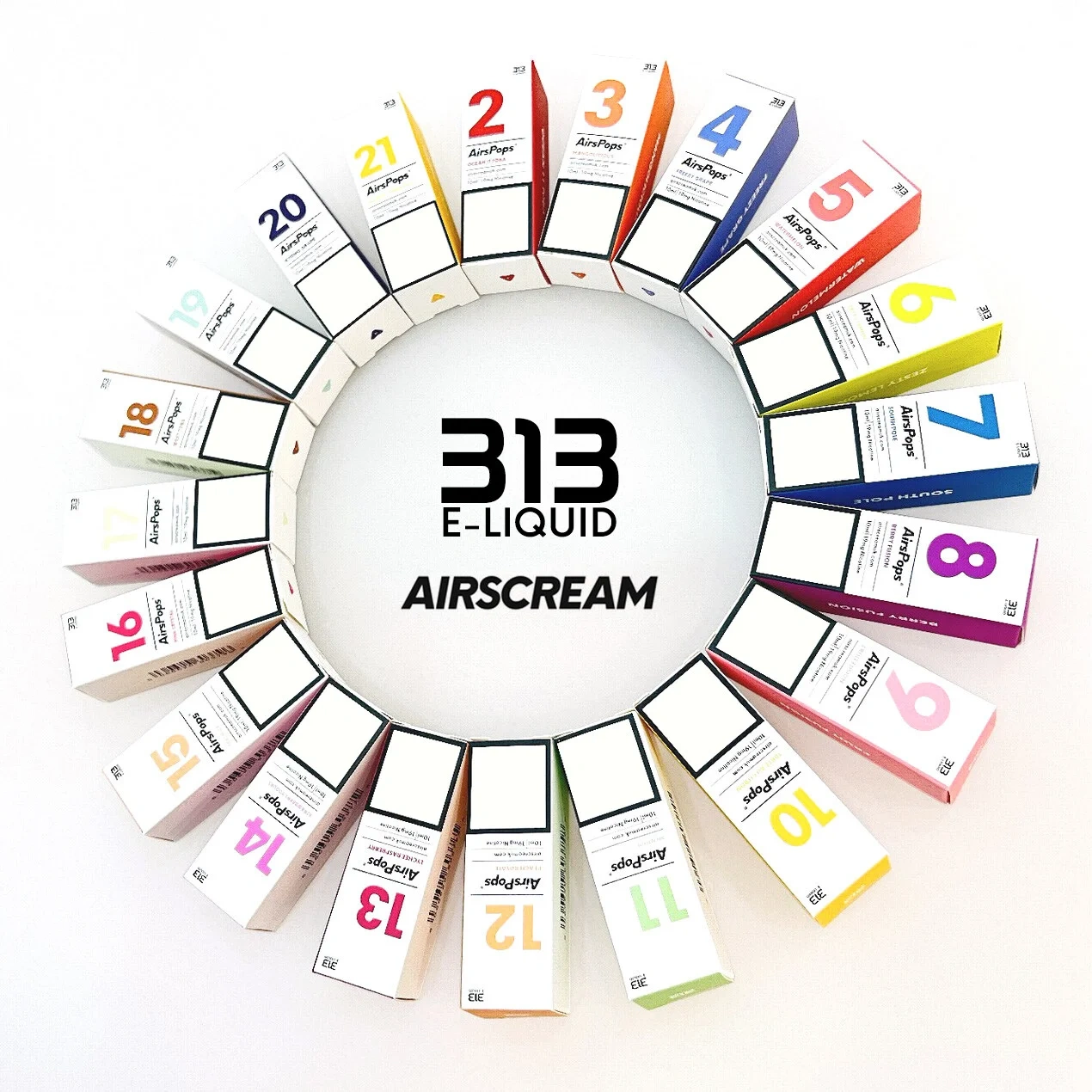 數字油AIRSCREAM AIRSPOPS 313 數字系列